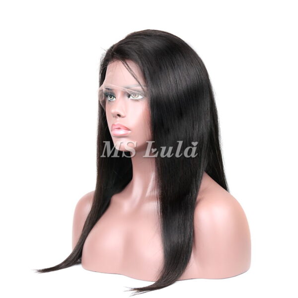 Virgin Human Hair Straight Transparent Full Lace Wigs - Image 6